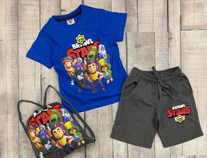 3 piece Brawl Stars Boy Short-Set