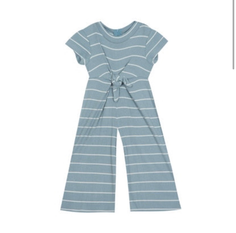 GIRLS SHORT SLEEVE STRIP ROMPER