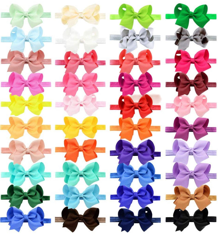 Ribbon Hair Bow Headbands